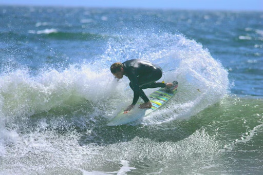 Student surfing